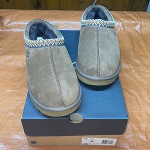 UGG slides, size 10, never worn.